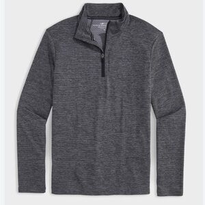 Vineyard Vines Gray Heather Sankaty Quarter-Zip